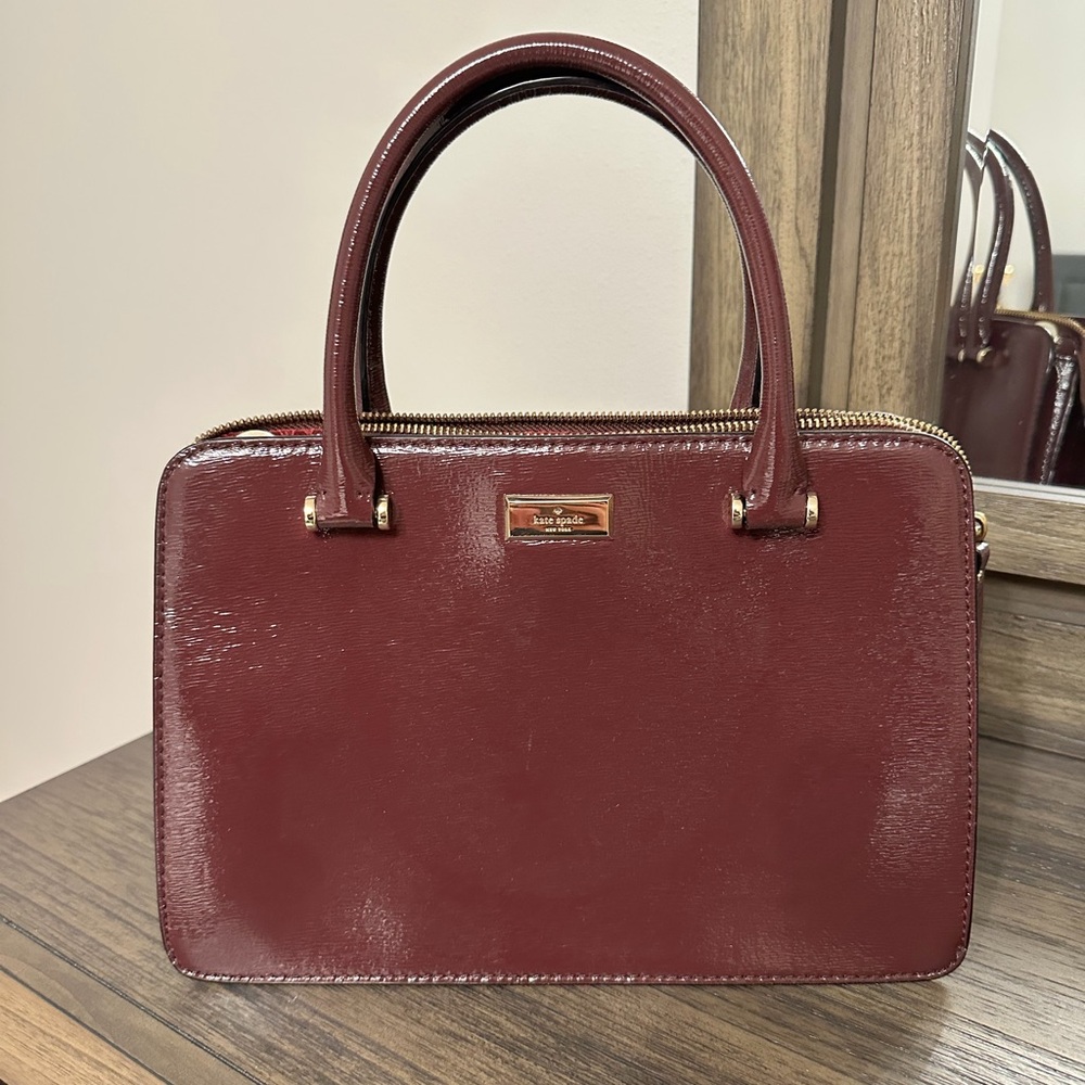 Kate Spade Lise Bixby Place Patent Leather Satchel